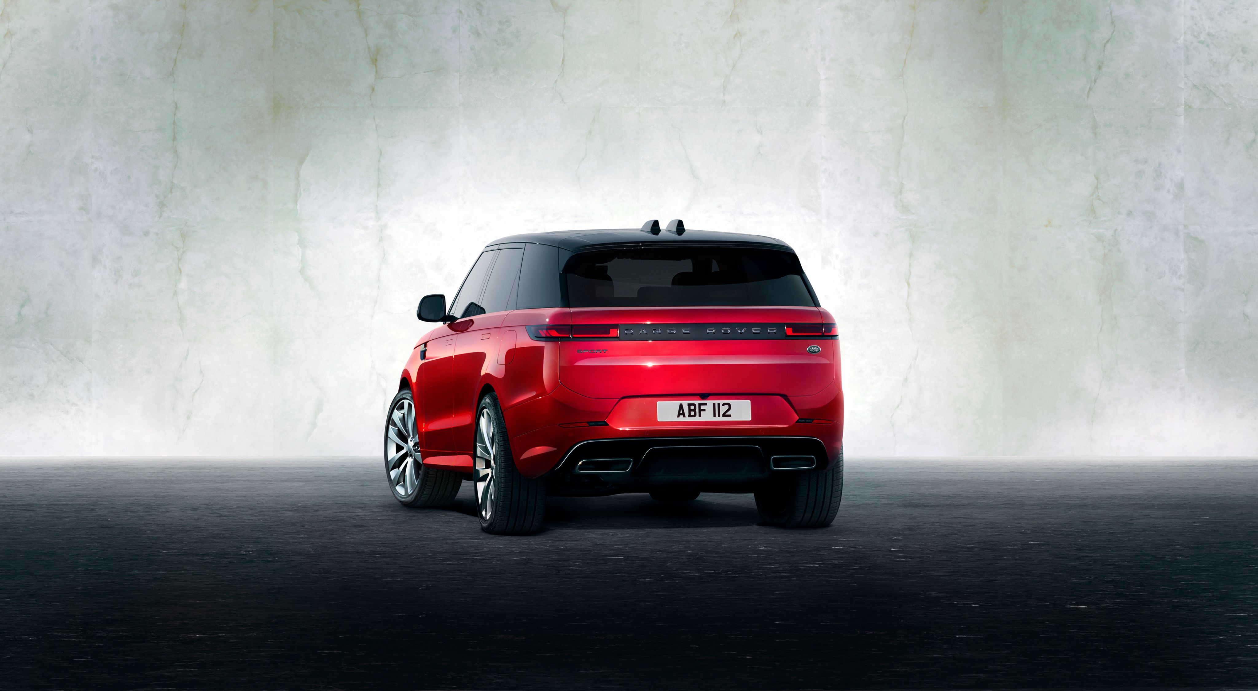 Red Range Rover Sport Rear