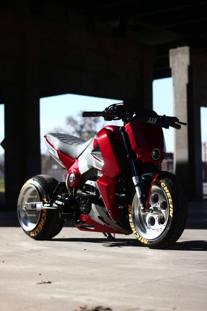This Custom Honda Grom Is Perfect For Iron Man