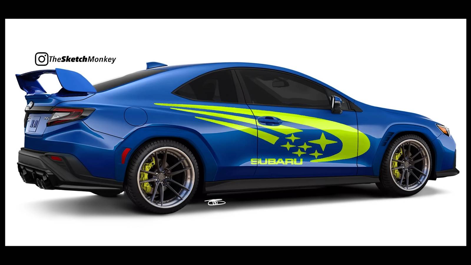 Subaru Impreza 22B Imagined As A 2022 Model
