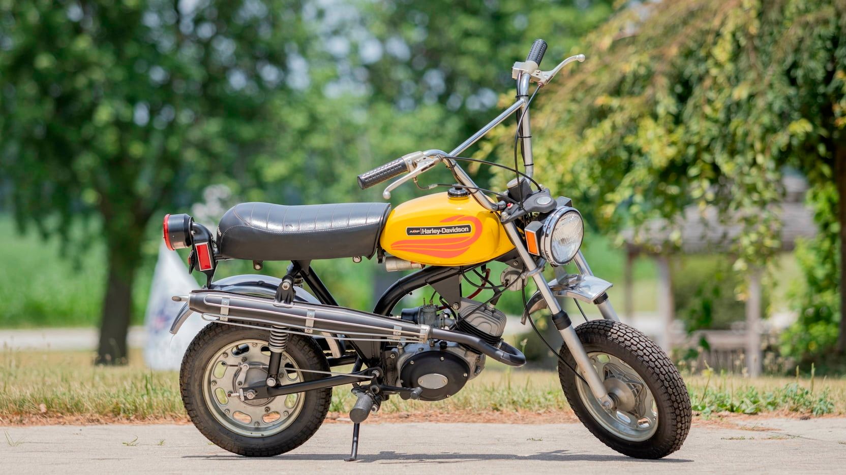 The Smallest Harley-Davidson Once Took On The Honda Monkey
