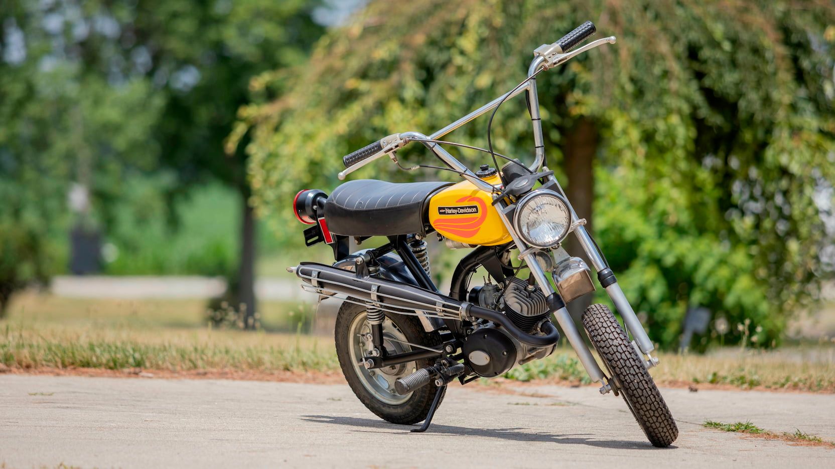 The Smallest Harley-Davidson Once Took On The Honda Monkey