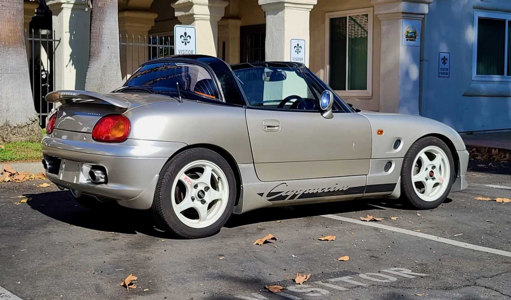 1992 Suzuki Cappuccino rear three-quarter view
