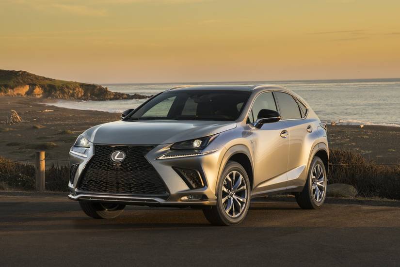 A parked 2021 Lexus NX