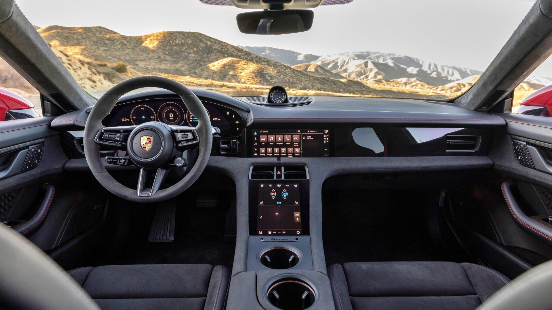 Porsche Taycan GTS Sport Turismo Dashboard