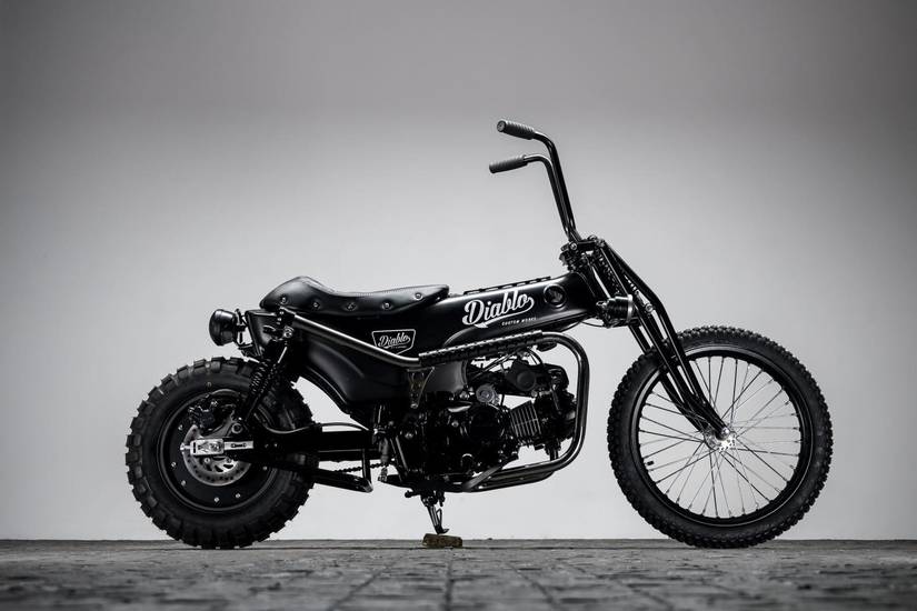 Custom Honda Dax 125 Looks All Sorts Of Crazy In Its Cruiser Avatar