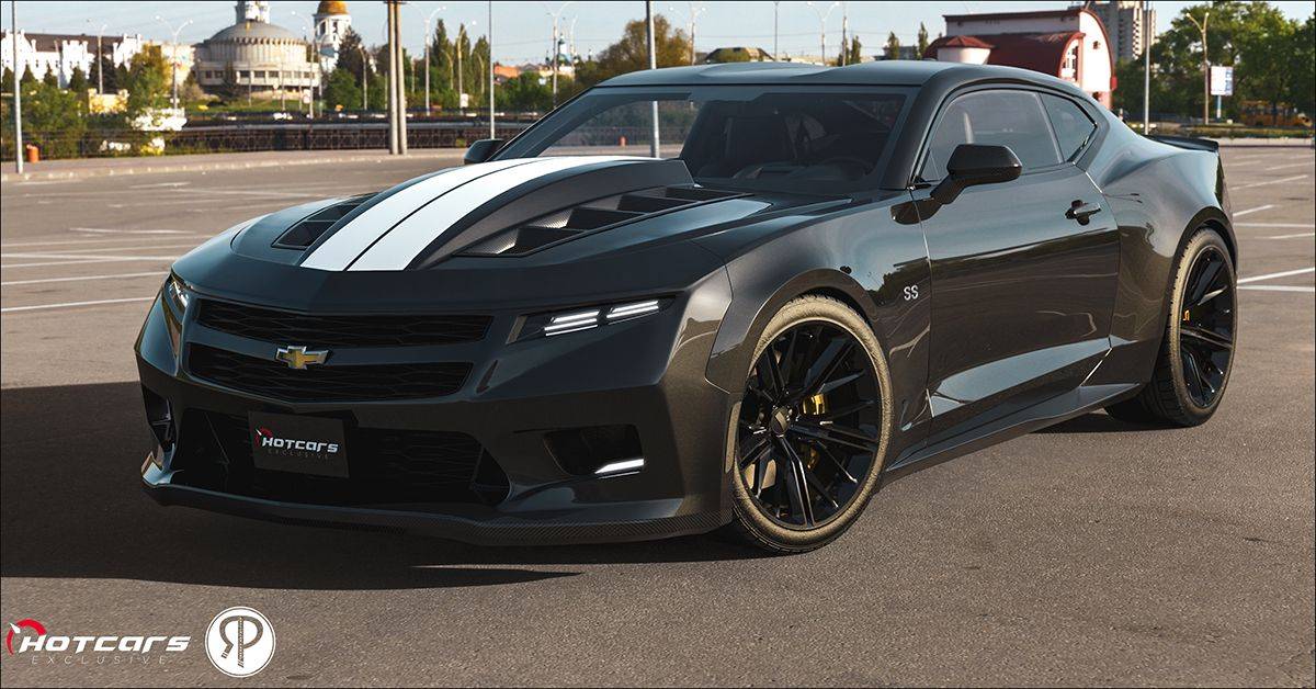 Rendering Illustrates The Stlyling Of A Modern-Day Chevrolet Chevelle