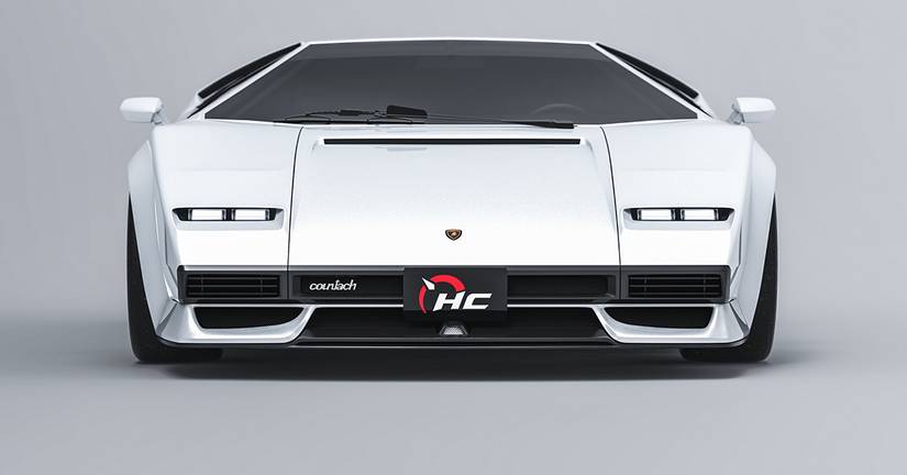 Countach 2 Lamborghini Countach Rendering Illustrates An Even More Striking Raging ...