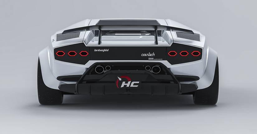 Lamborghini Countach Rendering Illustrates An Even More Striking Raging ...