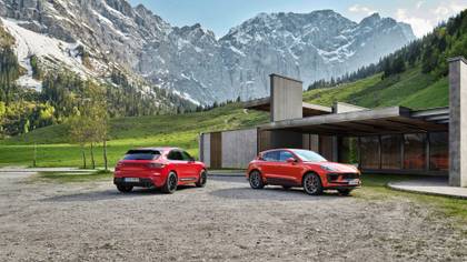 Orange And Red Porsche Macan