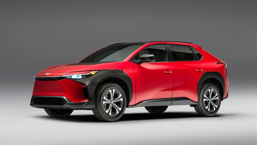 Red 2023 Toyota bZ4X 