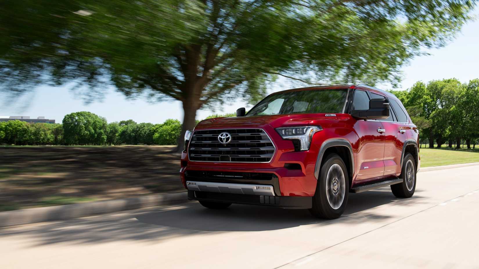 2022 Toyota Sequoia Red 