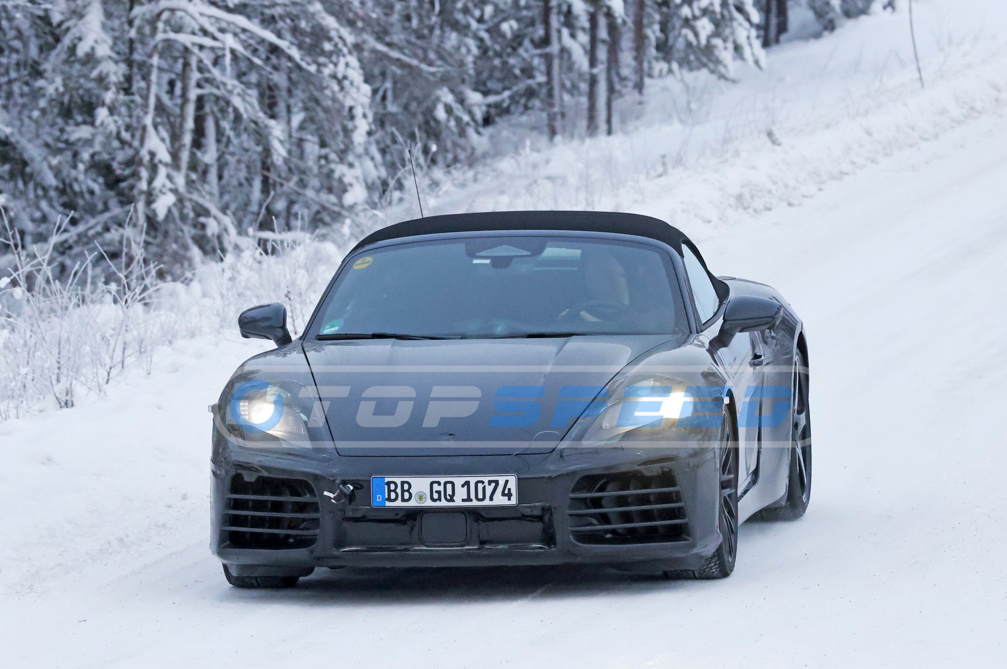 Spy Shots: An Early Look At The 2025 Porsche 718 Boxster EV