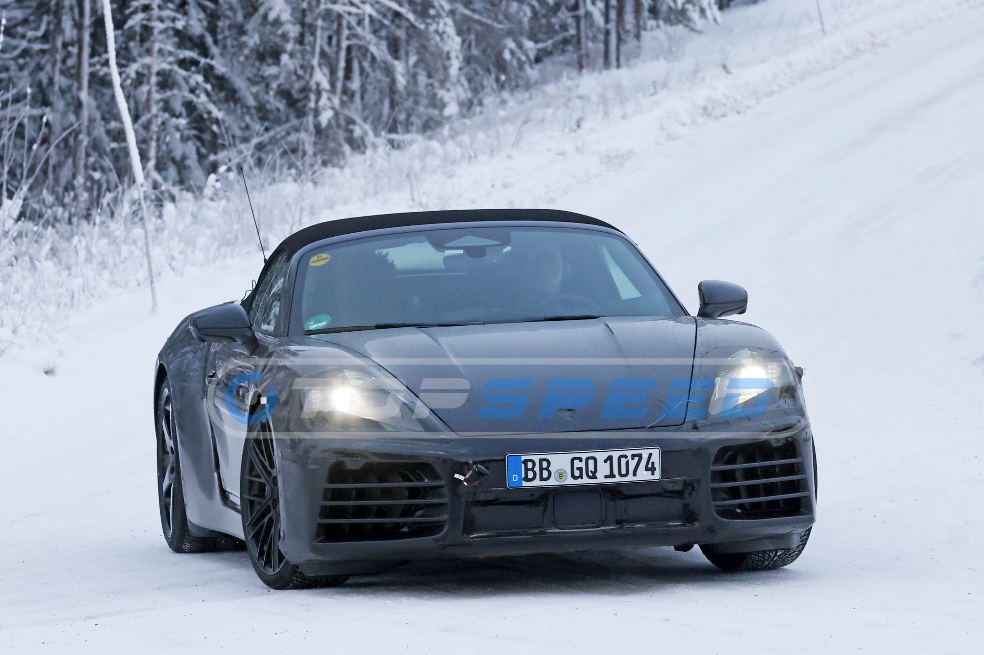 Spy Shots An Early Look At The 2025 Porsche 718 Boxster EV