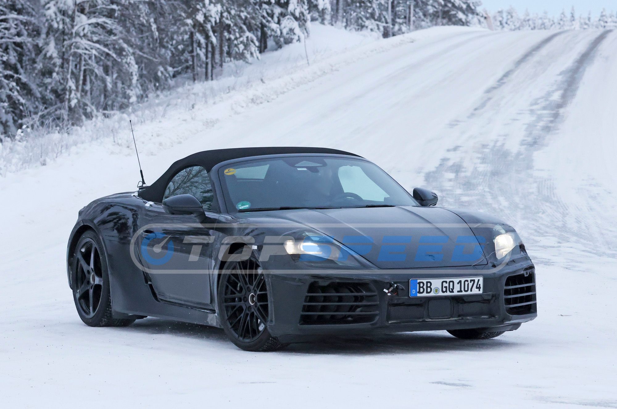 Spy Shots An Early Look At The 2025 Porsche 718 Boxster EV