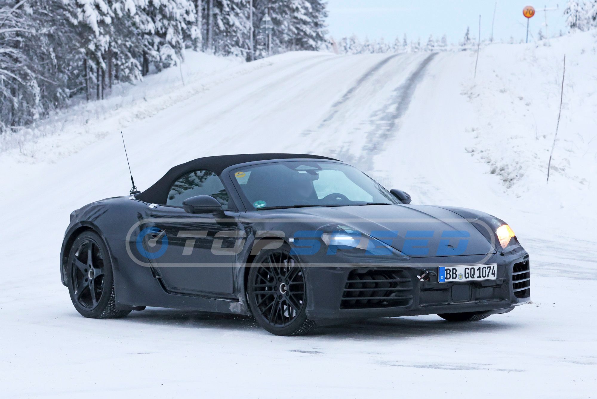 Spy Shots An Early Look At The 2025 Porsche 718 Boxster EV