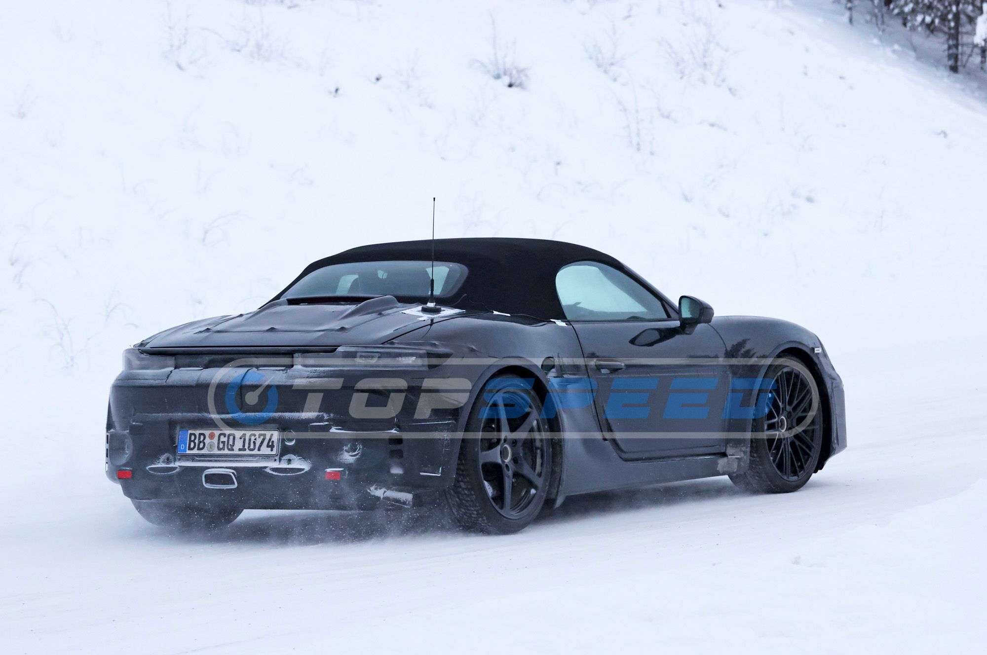 Spy Shots An Early Look At The 2025 Porsche 718 Boxster EV