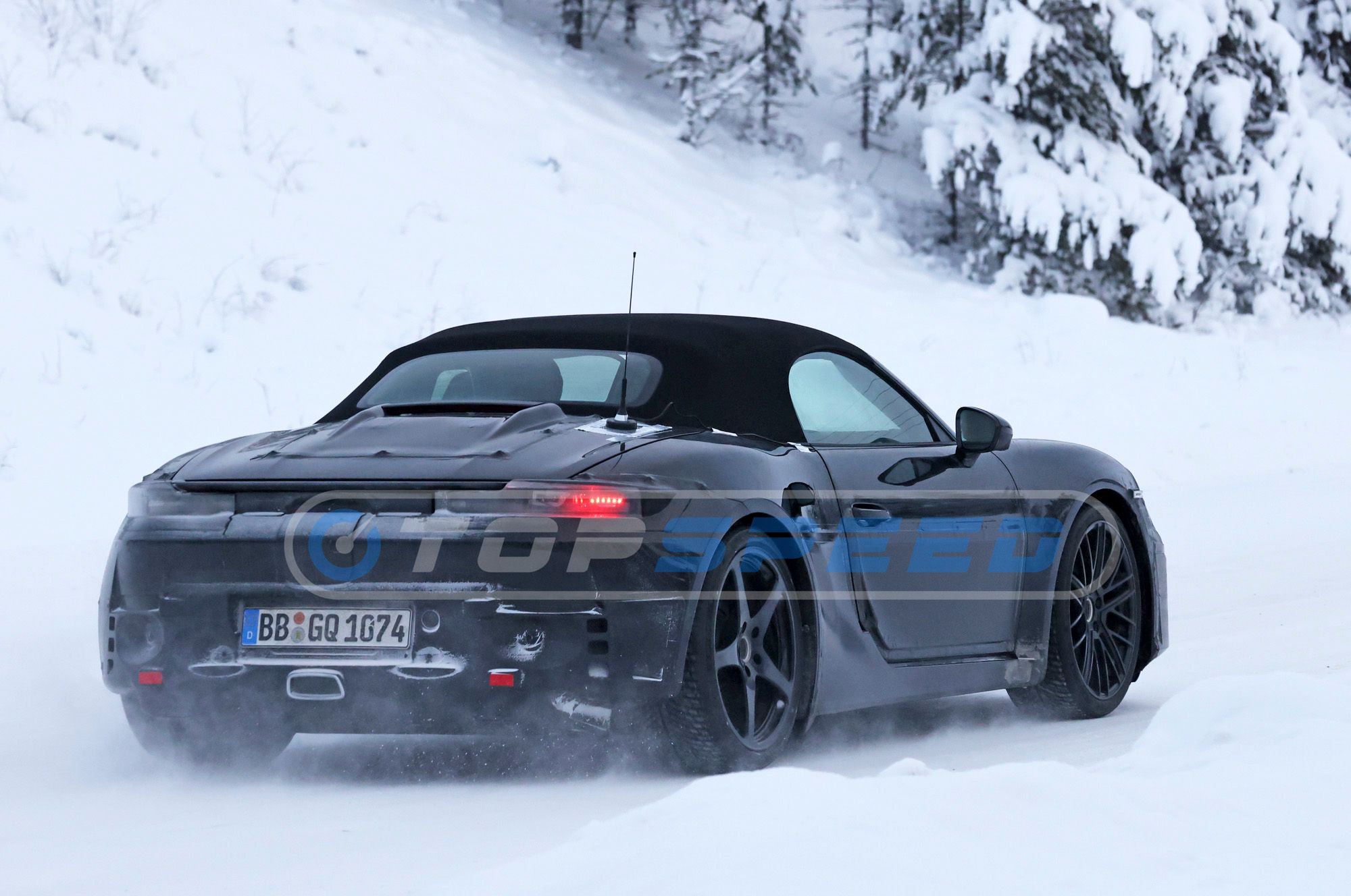 Spy Shots An Early Look At The 2025 Porsche 718 Boxster EV