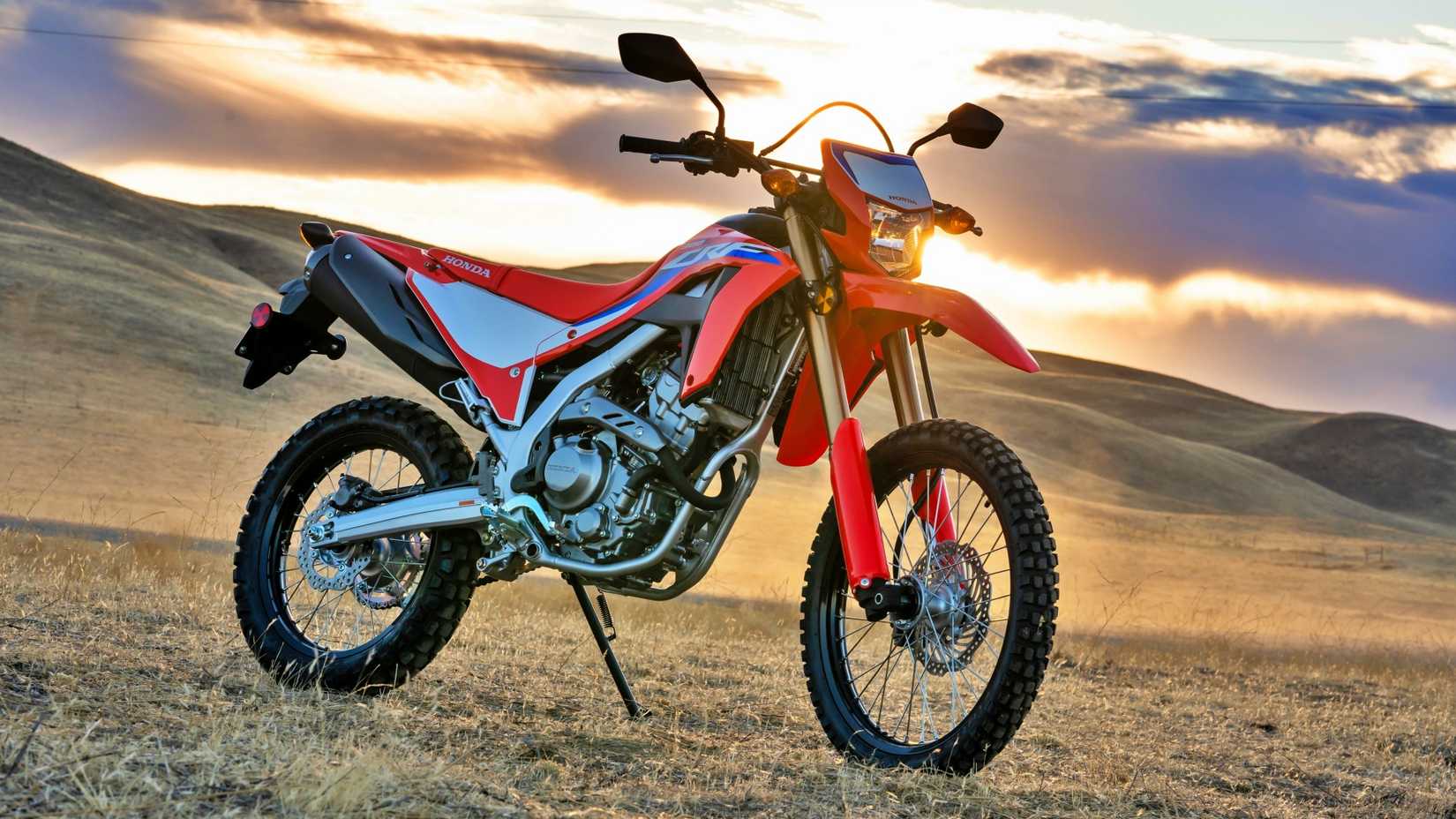 Red Honda CRF300L 