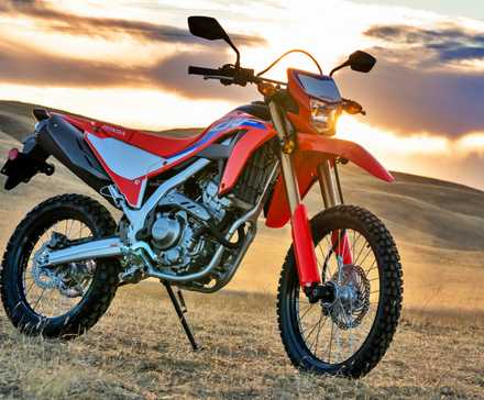 Honda CRF300L vermelha