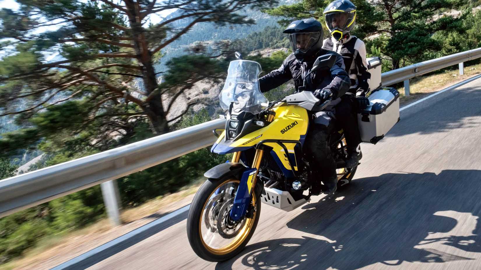 Yellow 2023 Suzuki V-Strom 800DE