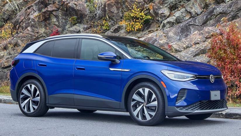 Blue 2022 Volkswagen ID.4 SUV