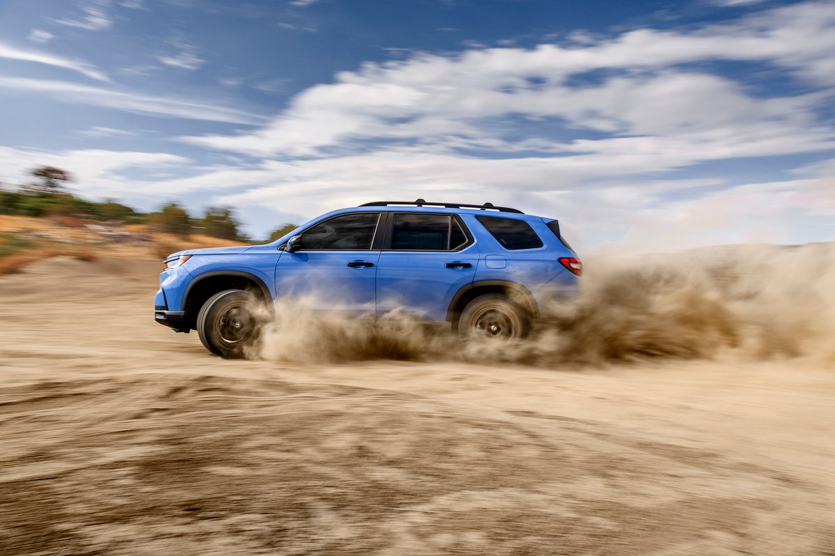 Piloto Honda Azul