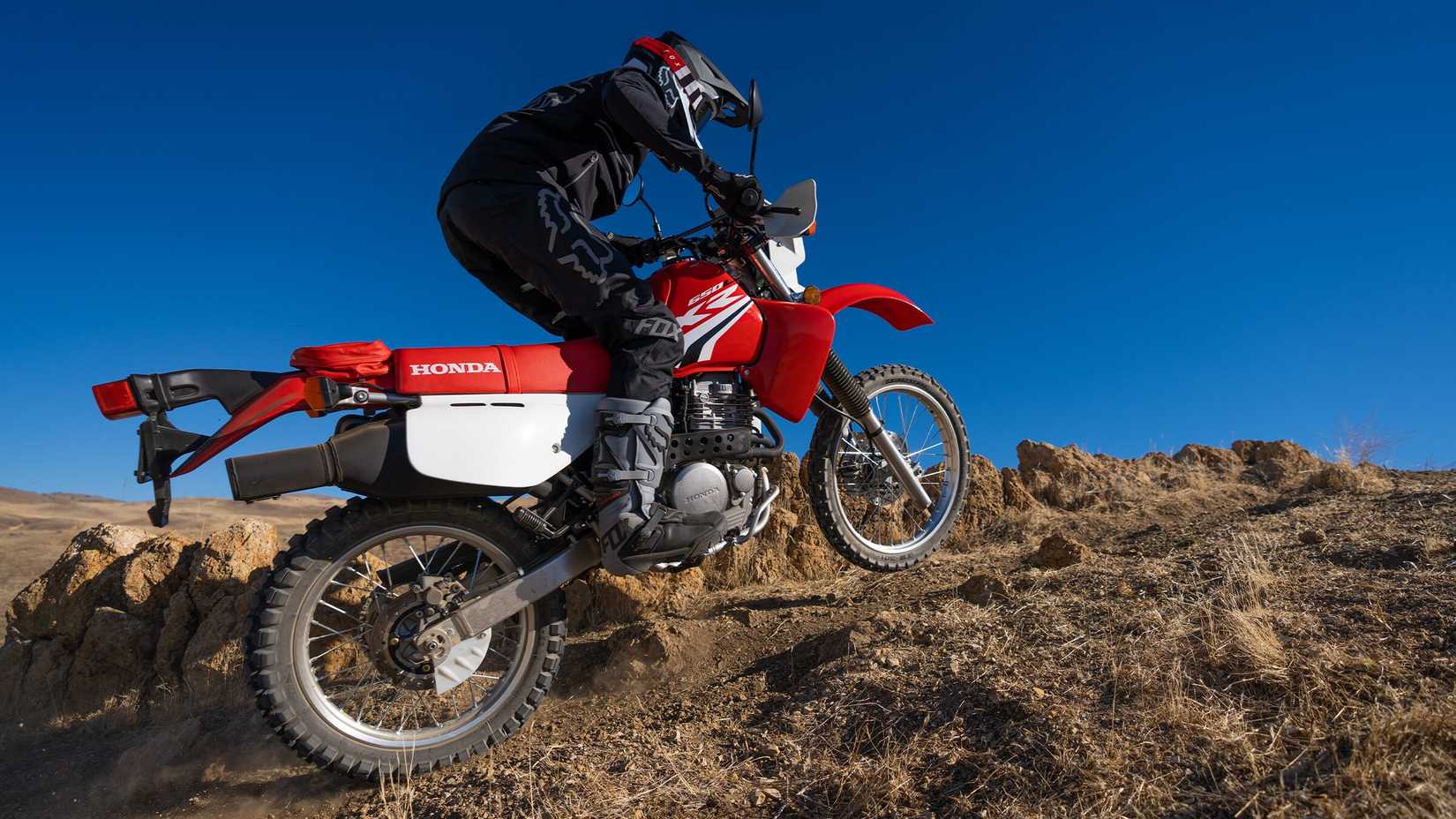 red 2021 honda XR650L