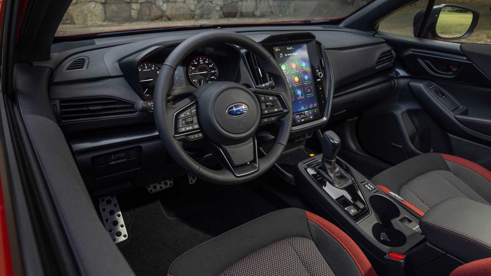 2024 Subaru Impreza steering and interiors