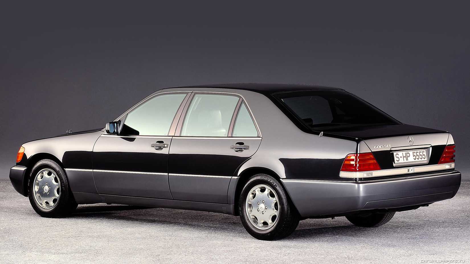 Mercedes-Benz Classe S preto 1991