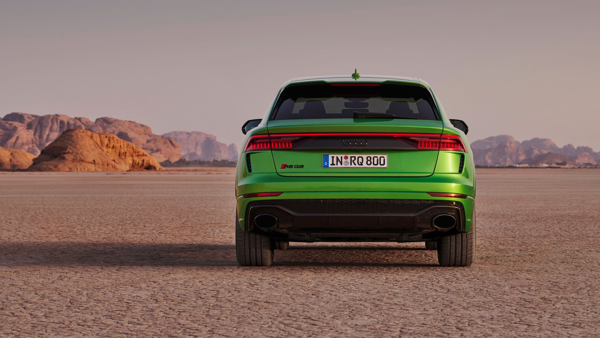 Audi RS Q8 in the rear