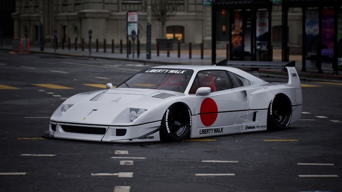 This Liberty Walk Custom Is The Most Outrageous Ferrari F40 To
