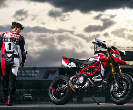branco/vermelho 2021 Ducati Hypermotard 950
