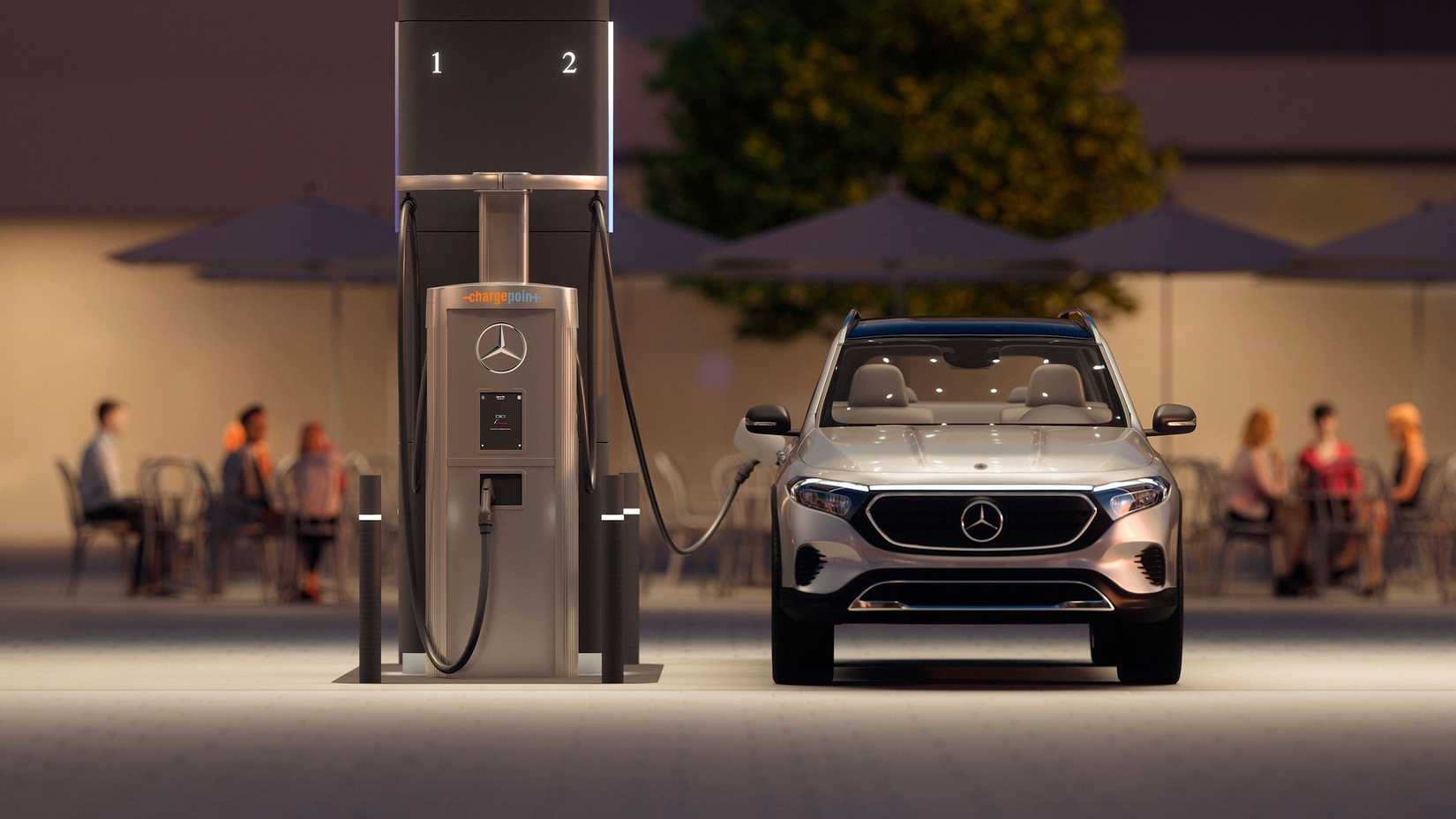Mercedes charging