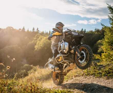 Foto de pilotagem da BMW R1250 GS