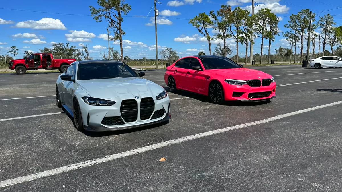 Watch A Dahler-Tuned BMW M4 Competition Scare A 750-HP M5 Competition ...