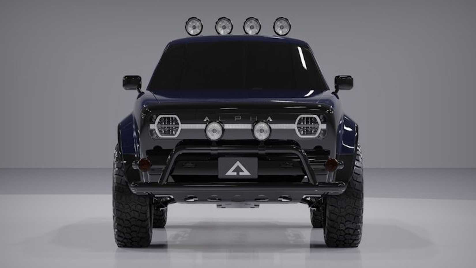 Blue Alpha Wolf Compact EV Truck