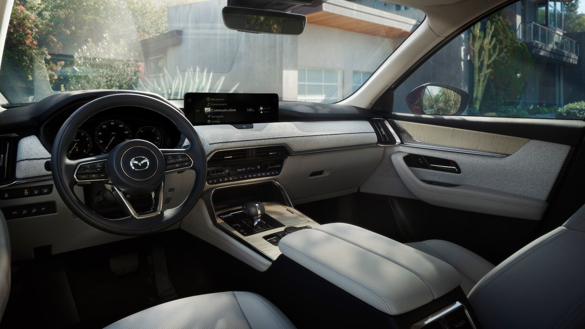 2024 Mazda CX-90 white front seat Interior 