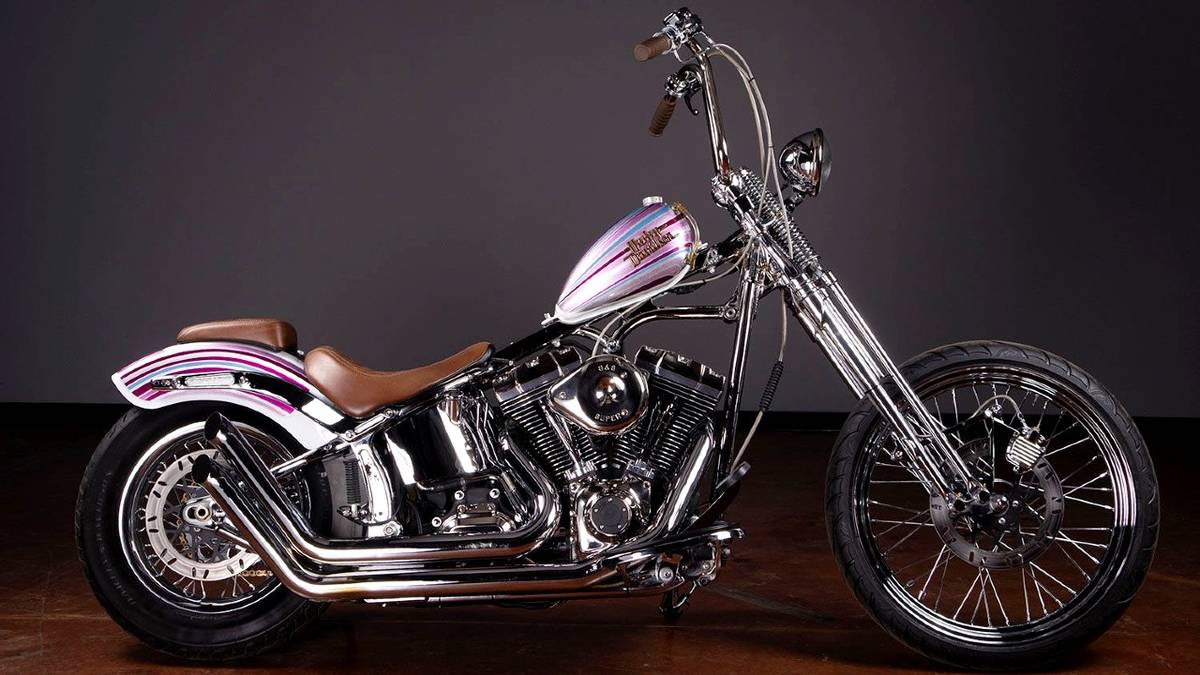 This Custom Harley-Davidson Softail Slim Invokes Some Serious American  Chopper Nostalgia, image size:1200x675
