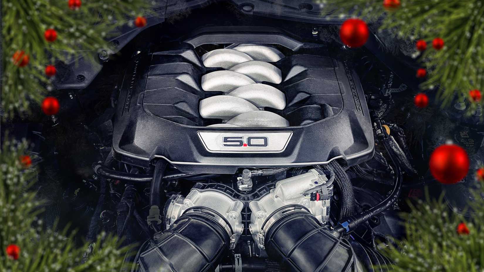 2024 Ford Mustang 5.0-liter V-8 Coyote engine