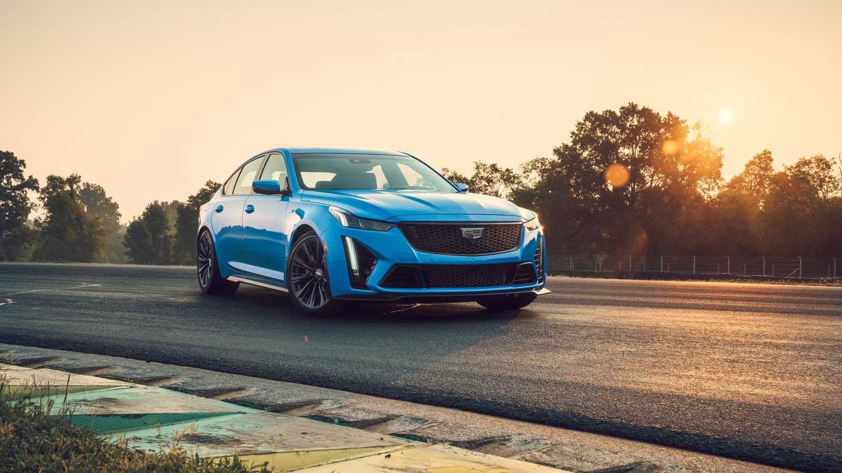 Blue 2023 Cadillac CT5-V Blackwing