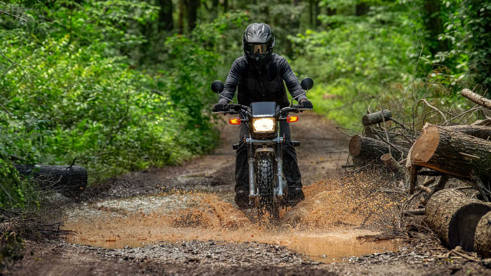 Yamaha TW200 off-roading