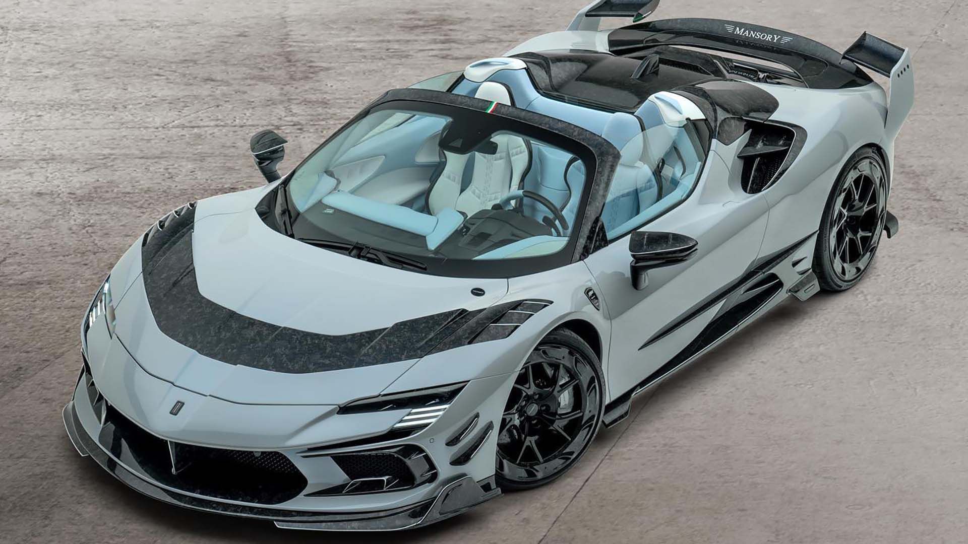 Meet The MANSORY F9XX Tempesta Celeste, The SF90 Spider's Mental