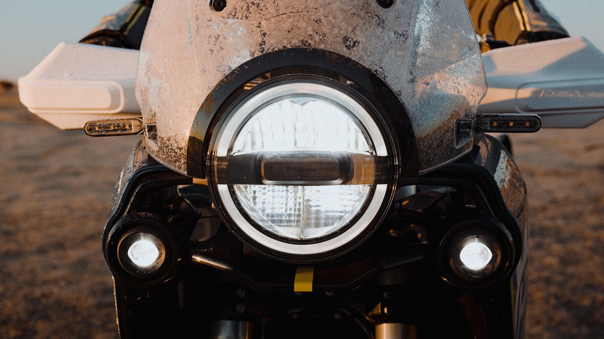 2023 Norden 901 Expedition headlamp close-up detail