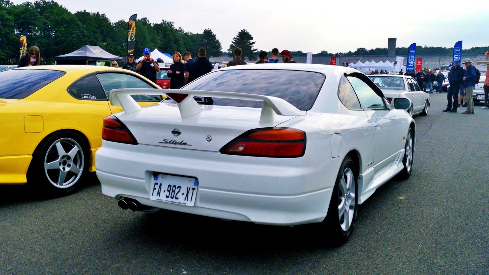 White Nissan Silvia Spec R 