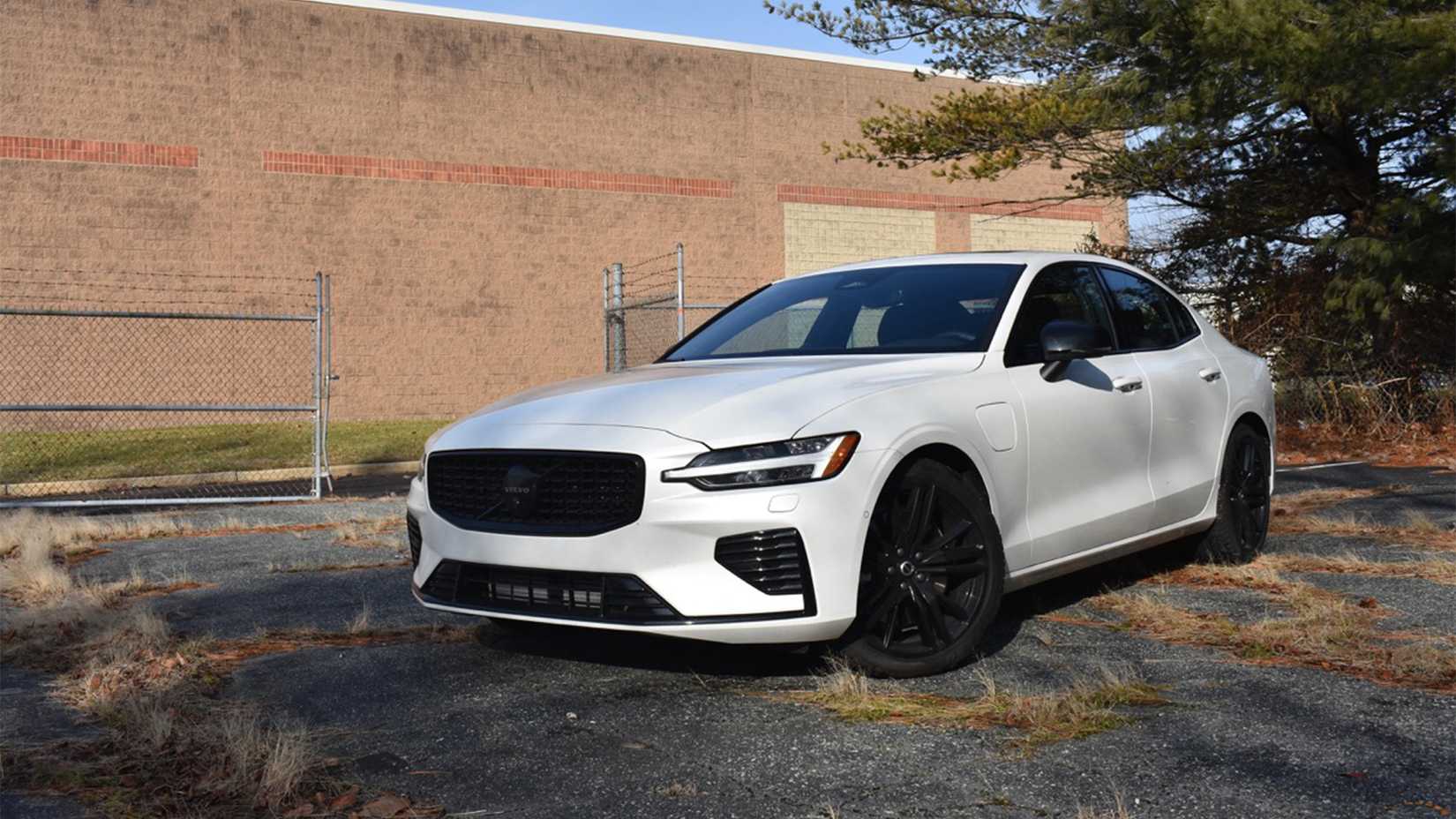 White Volvo S60 Recharge