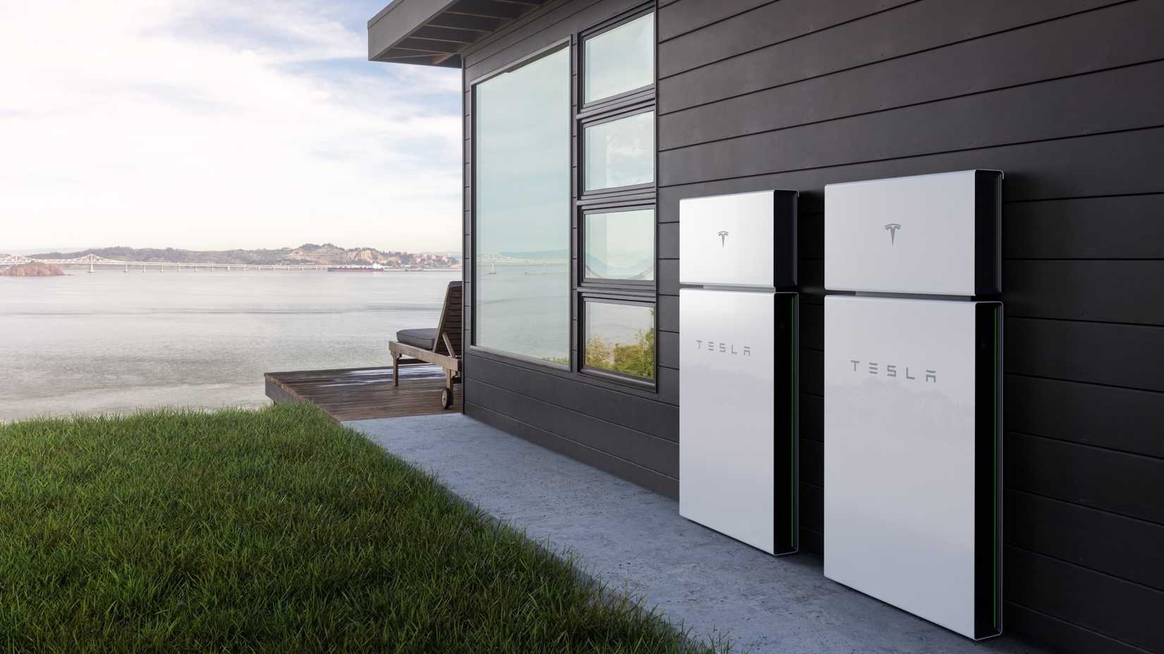 Grey Powerwall Plus Outside 