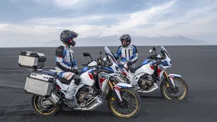 White Honda CRF1100L Africa Twin Adventure