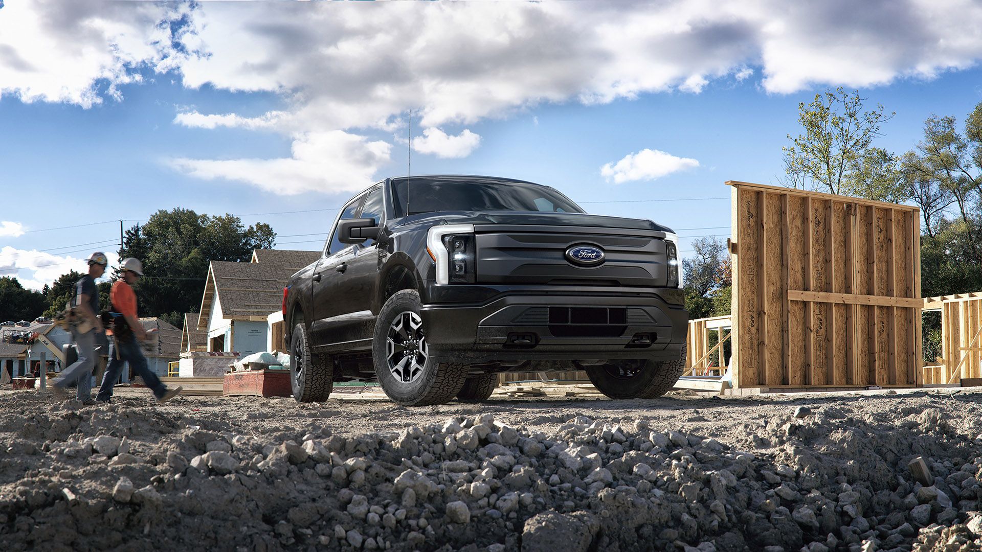 Black Ford F-150 Lightning Pro