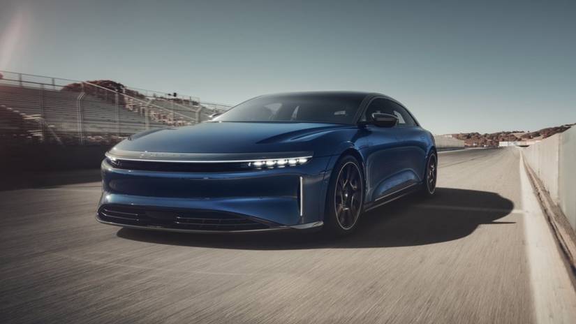 Blue Color Lucid Air Sapphire