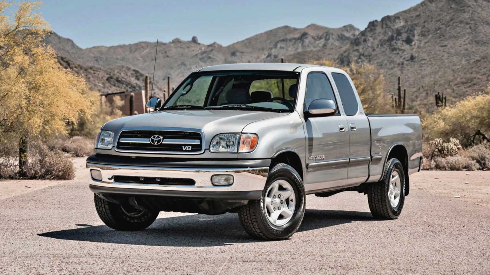 Silver 2001 Toyota Tundra
